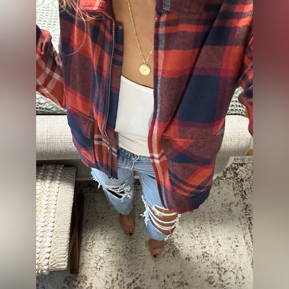 New🤎Cozy vibes Shacket - Picture 7 of 12